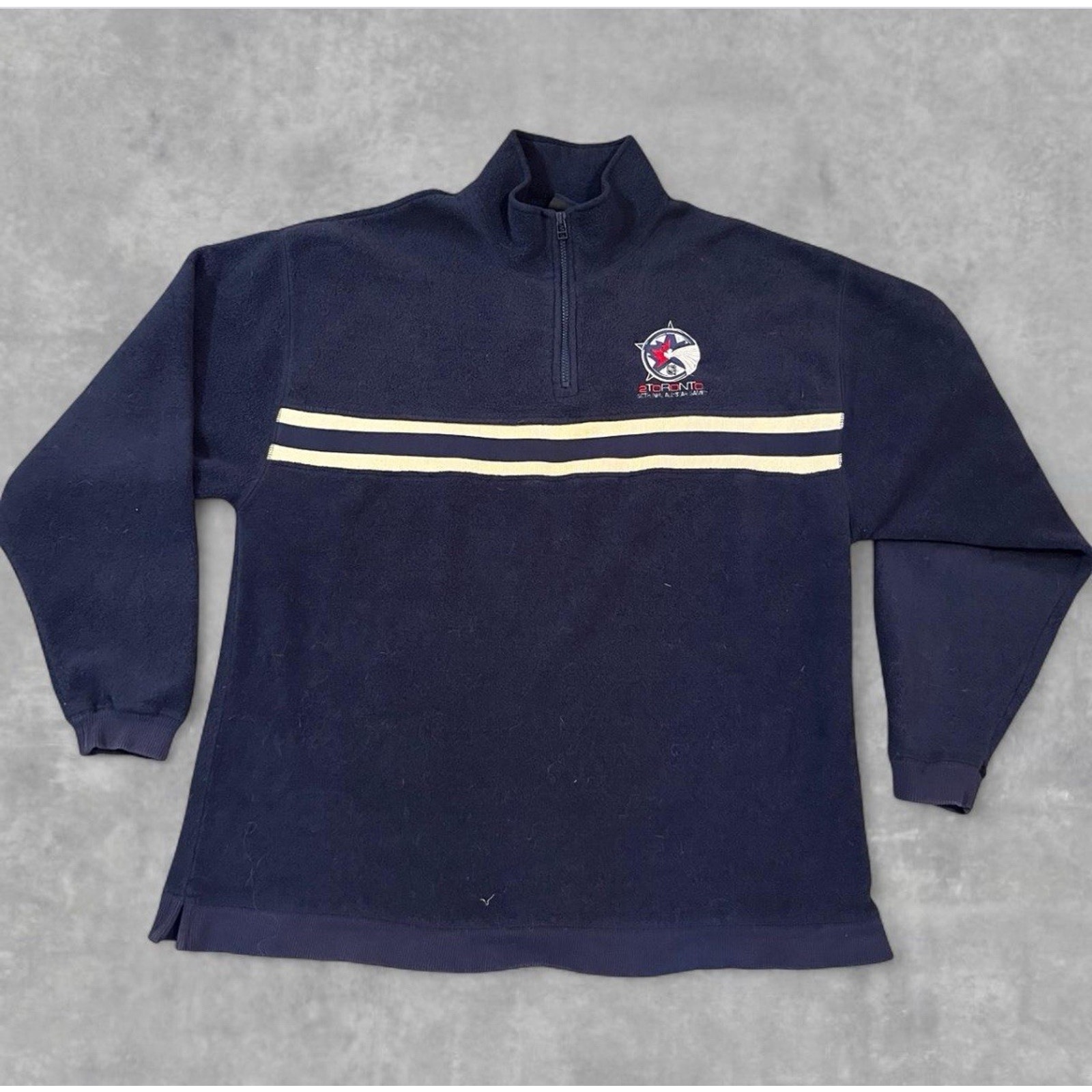 Nhl All Star Game 2000 Toronto Navy Fleece Size Xxl